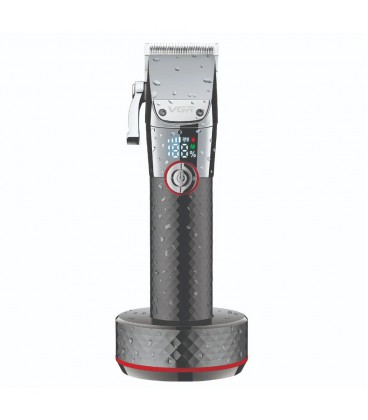 Акумуляторна машинка для стрижки VGR V-682, 6 насадок, IPX7, LED display, Box