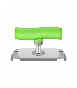 Открывалка для консервных банок, ключ для винтовых крышек с резьбой, 13х4х5cm, Green