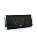 Електронний годинник VST-730, будильник, живлення від кабелю 220V, Green Light