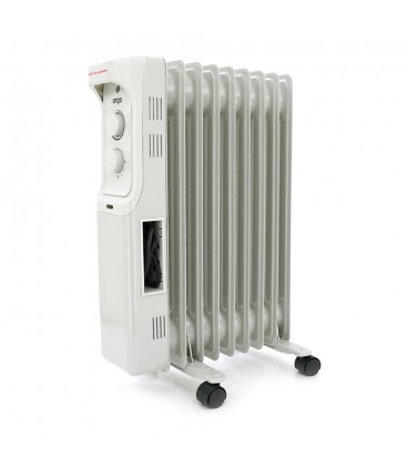 Радіатор масляний ERGO 222009, 9 ребер, 3 рівні потужності 800/1200/2000Вт