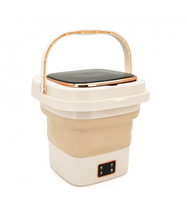 Стиральная машина H576 MINI B, складная, 9л, 12В, 25Вт, 1.2кг, LED-индикатор, электронное управление, 29,5*29,5(14.5)мм, пластик