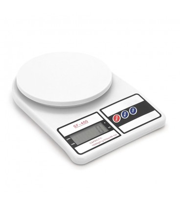 Ваги точні кухонні SF-400, 0,1-10кг, корпус пластик, живлення 2 батарейки ААА