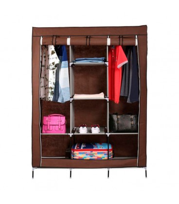 Тканинна шафа для речей YT41593, 130х45х175см, Red Wine, Box