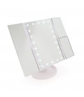 Дзеркало для макіяжу з LED підсвічуванням Magic Makeup Mirror, White