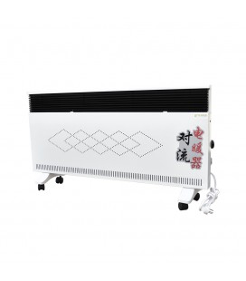 Конвектор электрический, 1500W. 2 режима (750W/1500W). 11-16м². Терморегулятор. 1000x450x90 mm. Box + переходник на евророзетку