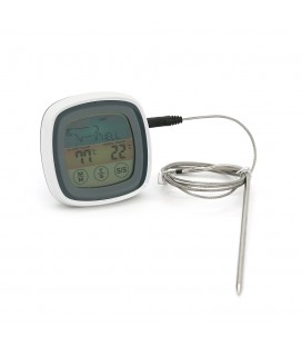 Термометр для еды EN2022 с выносным щупом, Silver-White