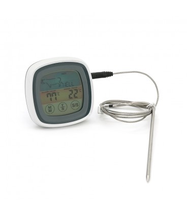 Термометр для їжі EN2022 з виносним щупом, Silver-White