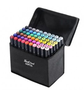 Набір двосторонніх скетч-маркерів для малювання Touch 80шт