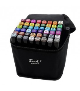 Набір двосторонніх скетч-маркерів для малювання Touch 48шт