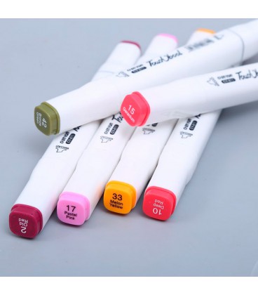 Набір кольорових маркерів Yulin, 80 штук у наборі.