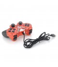 Геймпад проводной для ПК USB-908 USB 2.0 Double Shock (Red), Blister