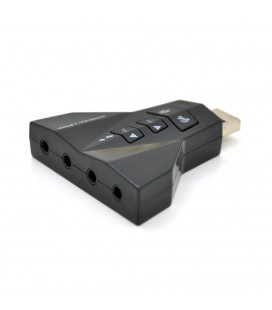 Контролер USB-sound card (7.1) 3D sound (Windows 7 ready), Blister