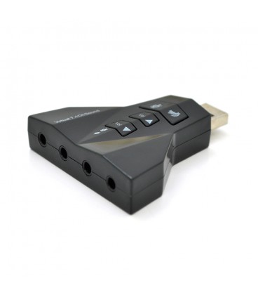 Контролер USB-sound card (7.1) 3D sound (Windows 7 ready), Blister