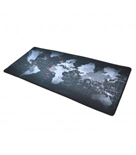 Коврик 300*700 тканевой Карта мира с боковой прошивкой, толщина 3 мм, цвет Black-M, ОЕМ