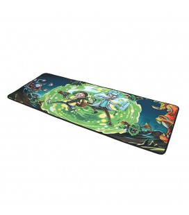 Коврик 300*800 тканевой Мульт с боковой прошивкой, толщина 3 мм, цвет Black/Red, Пакет