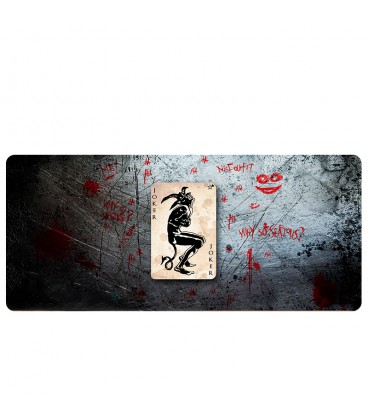 Коврик 300*800 тканевой 'Джокер карта' с боковой прошивкой, толщина 3 мм, Пакет