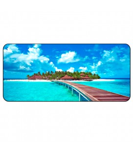 Коврик 300*600 тканевой 'Остров' с боковой прошивкой, толщина 2 мм, Пакет