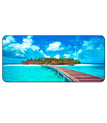 Килимок 300*600 тканинний "Острів" з бічним прошивкою, товщина 2 мм, Пакет