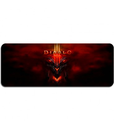 Килимок 400*900 тканинний "Diablo7" з боковою прошивкою, товщина 2 мм, Пакет
