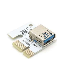 Адаптер - переходник PCE-NL4 с PCI-e x1 на USB 3.0, VER008S, OEM