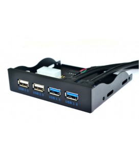 Контролер в відсік 3,5 "2xUSB3.0 + 2xUSB2,0, 4 порту, 20pin to 2 port USB 3.0
