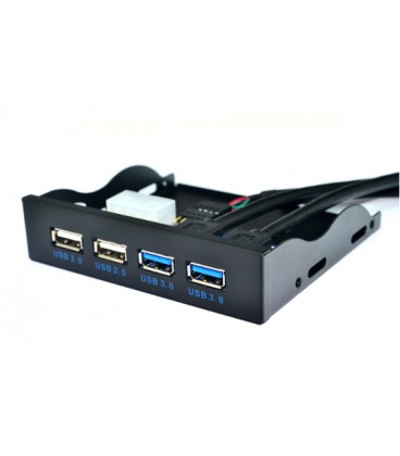 Контролер в відсік 3,5 "2xUSB3.0 + 2xUSB2,0, 4 порту, 20pin to 2 port USB 3.0