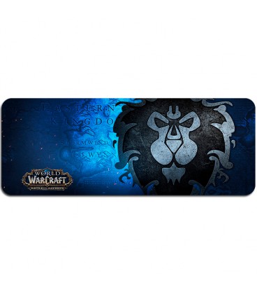 Коврик 300*600 тканевой World of Warcraft Stormwind Elwynn с боковой прошивкой, толщина 2 мм, Пакет