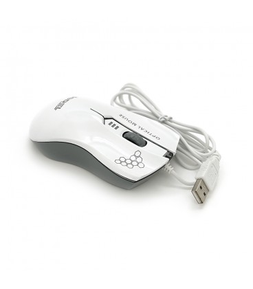 Мышь проводная JEDEL M31, White, Q100