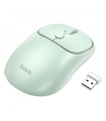 Миша бездротова HOCO GM25, 1600DPI, 2.4GHZ, Light Green, Blister