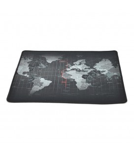 Килимок 240 * 200 тканинний Карта світу, з бічної прошивкою, товщина 2 мм, Пакет