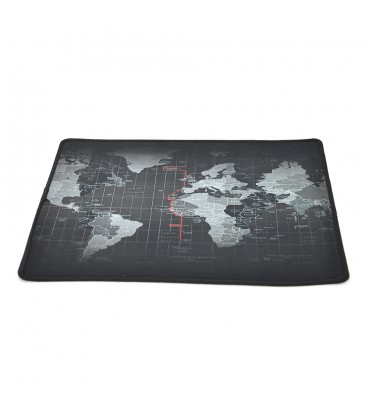 Килимок 240 * 200 тканинний Карта світу, з бічної прошивкою, товщина 2 мм, Пакет