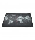 Килимок 240 * 200 тканинний Карта світу, з бічної прошивкою, товщина 2 мм, Пакет