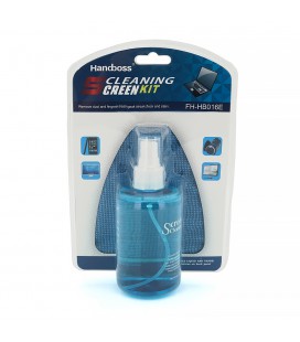 Набір для чистки екрану 2 в 1: спрей очисник + серветка з мікрофібри Handboss, Q60