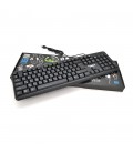 Клавіатура USB Merlion KB-Zero, довжина кабелю 135см, (Eng/Укр/Рус), (460х158х33 мм) Black, 104к, Q20
