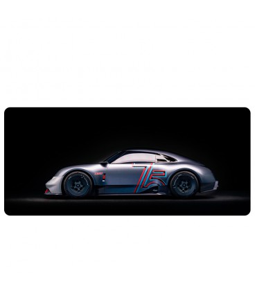 Коврик 300*800 тканевой Audi TT с боковой прошивкой, толщина 3 мм, Dark grey, Пакет