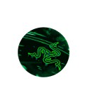 Килимок 200*200 мм тканинний RAZER 8 з боковою прошивкою (круглий), товщина 3 мм, колір Black/Green, Пакет