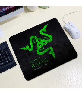Килимок 200*240 тканинний RAZER 12, товщина 2 мм, колір Black/Green, Пакет
