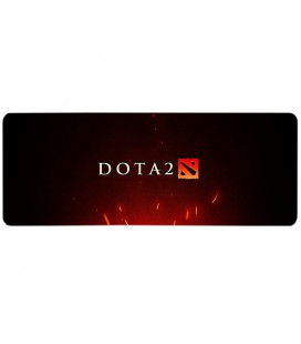 Коврик 300*700 тканевой DOTA2, толщина 3 мм, цвет Black-Red, OEM