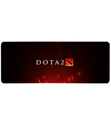 Килимок 300*700 тканинний DOTA2, товщина 3 мм, колір Black-Red, OEM
