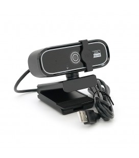 Вебкамера с гарнитурой Q1, 720p, автофокус, пласт. корпус, Black/Silver, Q100