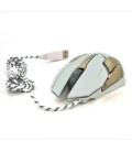 Миша дротова iMICE V6, 6 кнопок, 800/1200/2400/3600 DPI, Led Lighting, 1,3 м, Win7 / 8/10 Mac OS, white, COLOR BOX, Q40