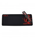 Коврик 300 * 800 для миші iMICE PD-03 тканевий з боковою прошивкою, товщина 4 мм, Black-red, Color Box
