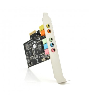 Звукова карта PCI-E - 5.1CH, 3D 4.1, Windows 98 / Windows2000 / XP / NT win7 32/64, BOX