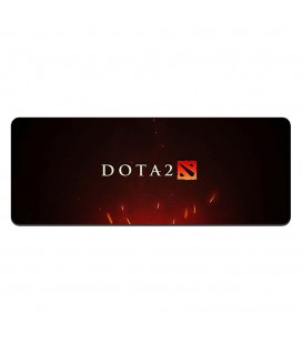 Коврик 300*700 тканевой DOTA2, толщина 2 мм, цвет Black-Red, OEM
