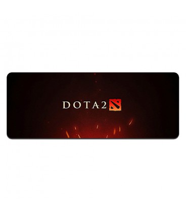 Килимок 300*700 тканинний DOTA2, товщина 2 мм, колір Black-Red, OEM