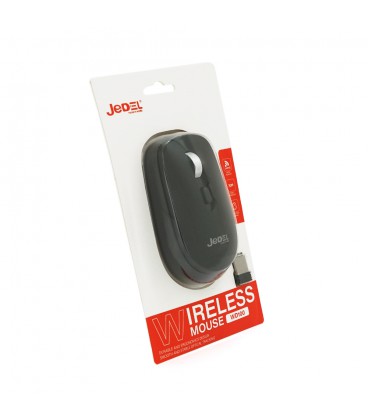 Мышь беспроводная JEDEL WD100, 1200-1600DPI, Black, 2.4GHZ+Bluetooth 5.0, Box