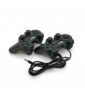 Геймпад Brazzers BR-Ucom проводной (2шт) для ПК, USB 2.0, Black, Blister