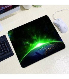 Килимок 200*240 тканинний RAZER 15, товщина 2 мм, колір Black/Green, Пакет