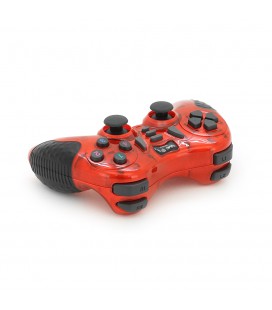Геймпад бездротовий 7 в 1 для PC/PS1/PS2/PS3/PC360/TV/TV BOX/Android/Win10, живлення від 2*ААА(немає в помплекті), Red, Blister
