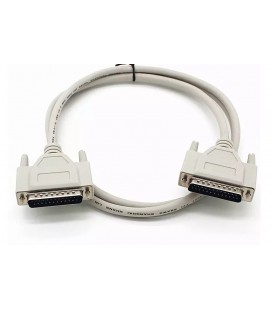 Кабель LPT DB25 М-М, 25Pin, 1.5m, Gray, OEM, Q25